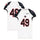 Texas Tech Red Raiders Team-Issued #49 White and Black Jersey from the 2013 NCAA Football Season