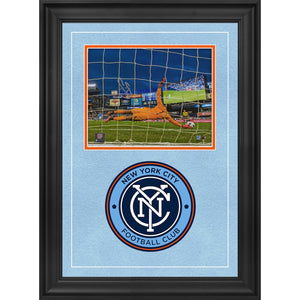 Sean Johnson New York City FC Autographed Deluxe Framed 8'' x 10'' Save Photograph