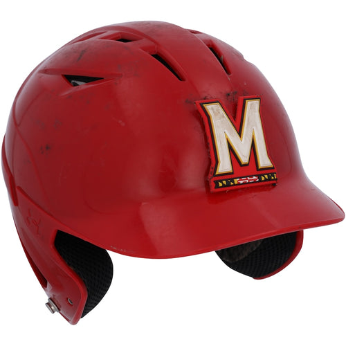 Maryland Terrapins Team-Issued Red Batting Helmet from the Baseball Program - WN55911112