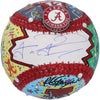 Tua Tagovailoa Alabama Crimson Tide Autographed Baseball - Art by Charles Fazzino - LG20377170