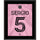 Sergio Busquets Inter Miami CF 10.5'' x 13'' #5 Heart Beat Jersey Sublimated Plaque