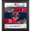 Nicholas Gioacchini St. Louis City SC Framed 15'' x 17'' Stitched Stars Collage
