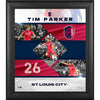 Tim Parker St. Louis City SC Framed 15'' x 17'' Stitched Stars Collage