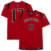 Texas Tech Red Raiders Team-Issued #13 Red Jersey from the Athletics Program