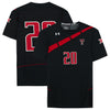 Texas Tech Red Raiders Team-Issued #20 Black Jersey from the Athletics Program