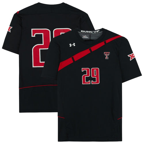 Texas Tech Red Raiders Team-Issued #29 Black Jersey from the Athletics Program