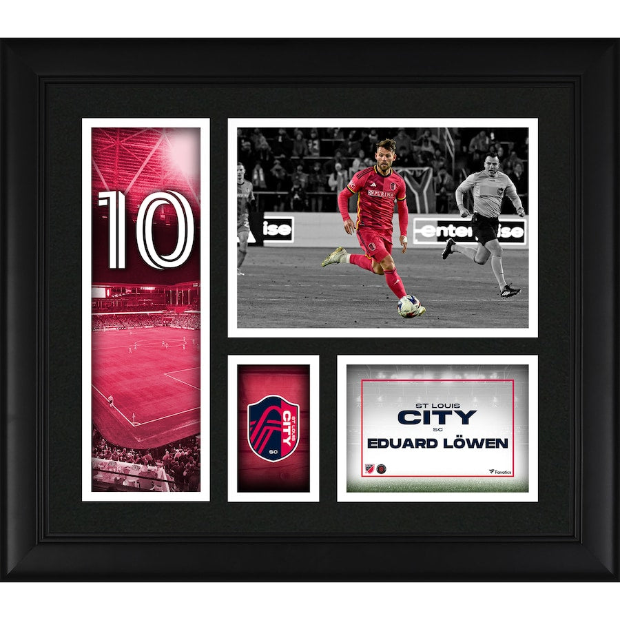 Eduard Löwen St. Louis City SC 15'' x 17'' Player Core Collage