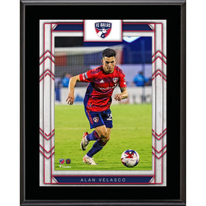 Alan Velasco FC Dallas 10.5'' x 13'' Sublimated Player Plaque