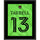 Andrew Tarbell Houston Dynamo FC 10.5'' x 13'' El Sol Jersey Style Number 13 Sublimated Plaque