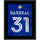 Álvaro Barreal FC Cincinnati 10.5'' x 13'' River Jersey Style Number 31 Sublimated Plaque