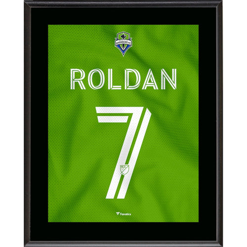 Alex Roldan Seattle Sounders FC 10.5'' x 13'' Legacy Green Jersey Style Number 16 Sublimated Plaque