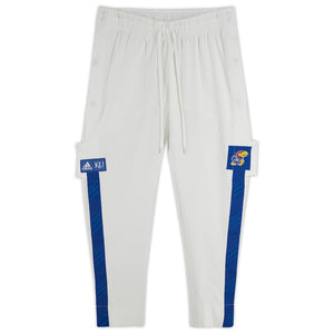Kansas Jayhawks Team-Issued White Pants from the Basketball Program