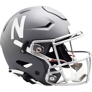 Nebraska Huskers Riddell 2024 Slate Alternate Speed Flex Authentic Helmet