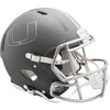 Miami Hurricanes Riddell 2024 Slate Alternate Speed Authentic Helmet