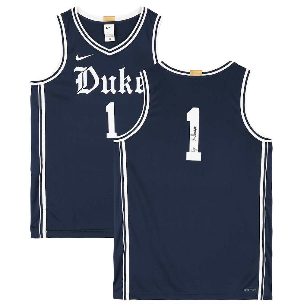 Zion Williamson Duke Blue Devils Autographed Navy Nike Limited Authentic Jersey