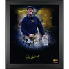 Jim Harbaugh Michigan Wolverines Autographed Framed 20'' x 24'' In Focus Photograph