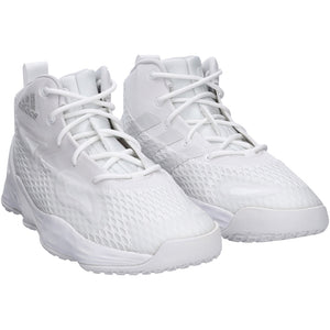 Kansas Jayhawks Team-Issued White Exhibit A adidas Shoes from the Basketball Program