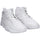Kansas Jayhawks Team-Issued White Exhibit A adidas Shoes from the Basketball Program