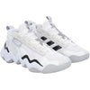 Kansas Jayhawks Team-Issued White Exhibit B adidas Shoes from the Basketball Program