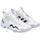 Kansas Jayhawks Team-Issued White Exhibit B adidas Shoes from the Basketball Program