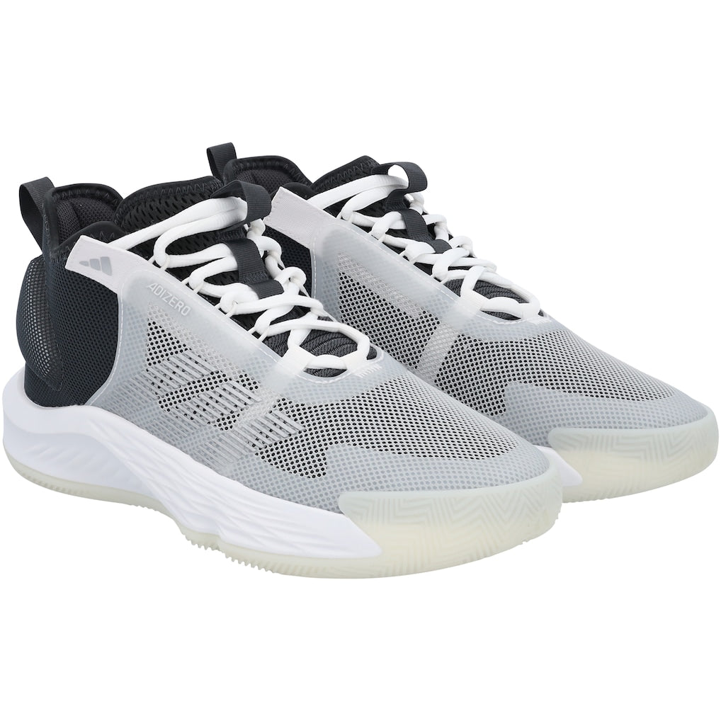 Kansas Jayhawks Team-Issued Gray Adizero adidas Shoes from the Basketball Program