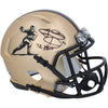 Johnny Manziel Texas A&M Aggies Autographed 2023 Gold Riddell Heisman Mini Helmet with ''12 Heisman'' Inscription