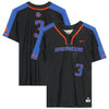 Boise State Broncos Team-Issued #3 Black Jersey from the Softball Program - Size XL