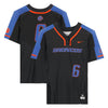 Boise State Broncos Team-Issued #6 Black Jersey from the Softball Program - Size M