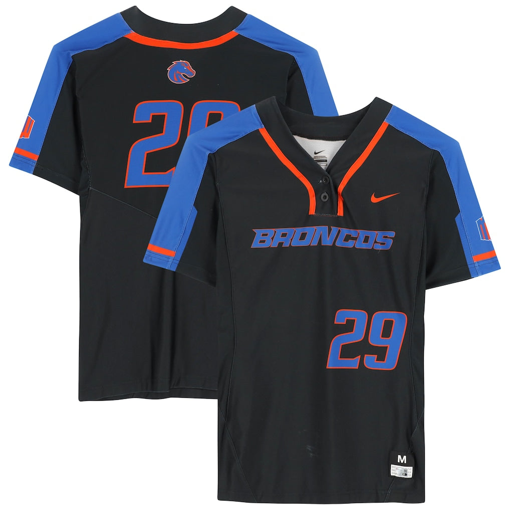 Boise State Broncos Team-Issued #29 Black Jersey from the Softball Program - Size M