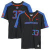 Boise State Broncos Team-Issued #33 Black Jersey from the Softball Program - Size L