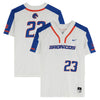 Boise State Broncos Team-Issued #23 White Jersey from the Softball Program - Size L