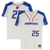 Boise State Broncos Team-Issued #25 White Jersey from the Softball Program