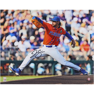 Jac Caglianone Florida Gators Autographed 16'' x 20'' Pitching Photograph
