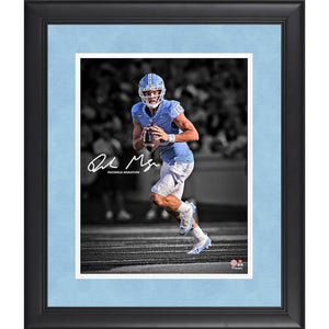 Drake Maye North Carolina Tar Heels Facsimile Signature Framed 11'' x 14'' Photograph