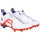 Clemson Tigers Team-Issued White Alpha Pro 3 Low Nike Cleats from the Football Program