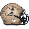 Jim Plunkett Stanford Cardinal Autographed Gold Heisman Riddell Speed Mini Helmet with ''Heisman '70'' Inscription