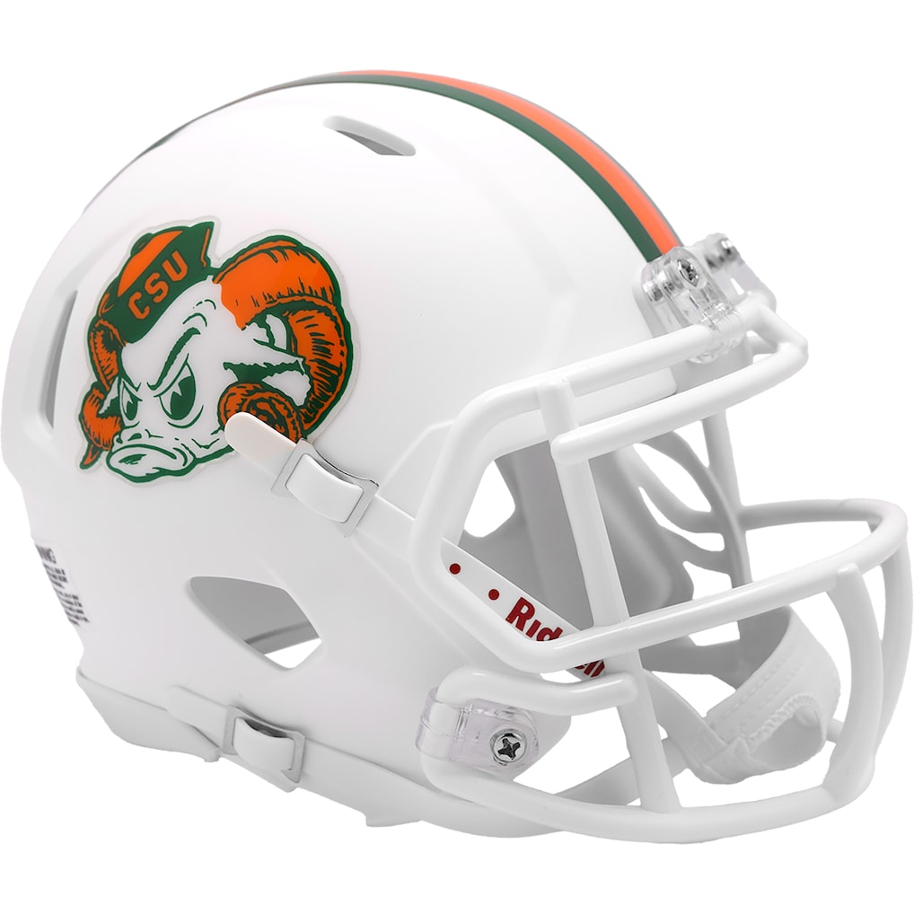 Colorado State Rams Riddell Throwback Cam the Ram Ag Day Speed Mini Helmet