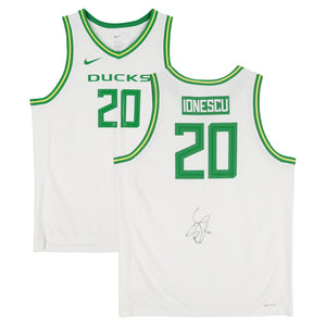 Sabrina Ionescu Oregon Ducks Autographed White Nike Replica Jersey