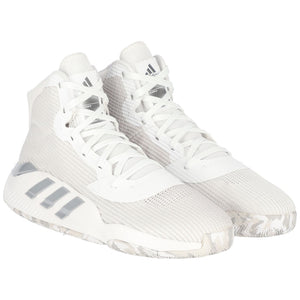 Kansas Jayhawks Team-Issued White Pro Bounce adidas Shoes from the Basketball Program