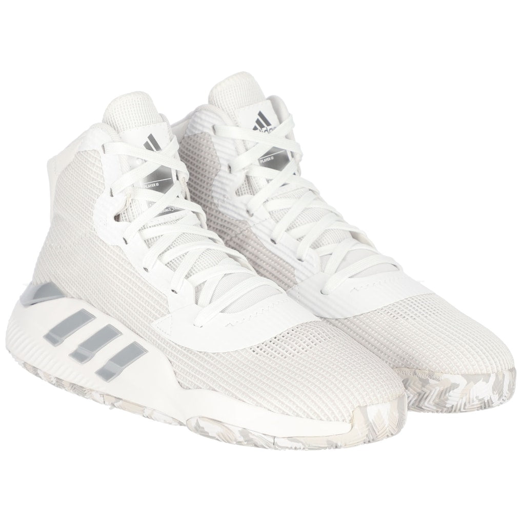Kansas Jayhawks Team-Issued White Pro Bounce adidas Shoes from the Basketball Program