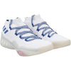 Kansas Jayhawks Team-Issued White Crazy Explosive Low adidas Shoes from the Basketball Program