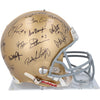 Notre Dame Fighting Irish Autographed Riddell Authentic Helmet with 32 Signatures Including Joe Montana, Ara Parseghian & Jerome Bettis