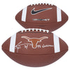 Ricky Williams Texas Longhorns Autographed Nike Replica Football with ''98 Heisman'' Inscription