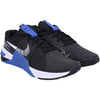 Boise State Broncos Team-Issued Royal/Black Metcon 8 Nike Shoes from the Athletics Program