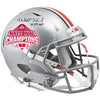 Will Howard Ohio State Buckeyes Autographed 2024 College Football Playoff National Champions Logo Riddell Speed Authentic Helmet with ''24 CFP MVP'' Inscription