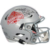 Will Howard Ohio State Buckeyes Autographed 2024 College Football Playoff National Champions Logo Riddell Speed Flex Authentic Helmet with Multiple Inscriptions - Limited Edition #1/1