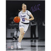 Hailey Van Lith TCU Horned Frogs Autographed 11'' x 14'' Dribbling Spotlight Photograph