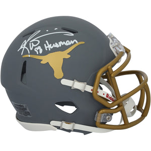 Ricky Williams Texas Longhorns Autographed Riddell Slate Speed Mini Helmet with ''98 Heisman'' Inscription