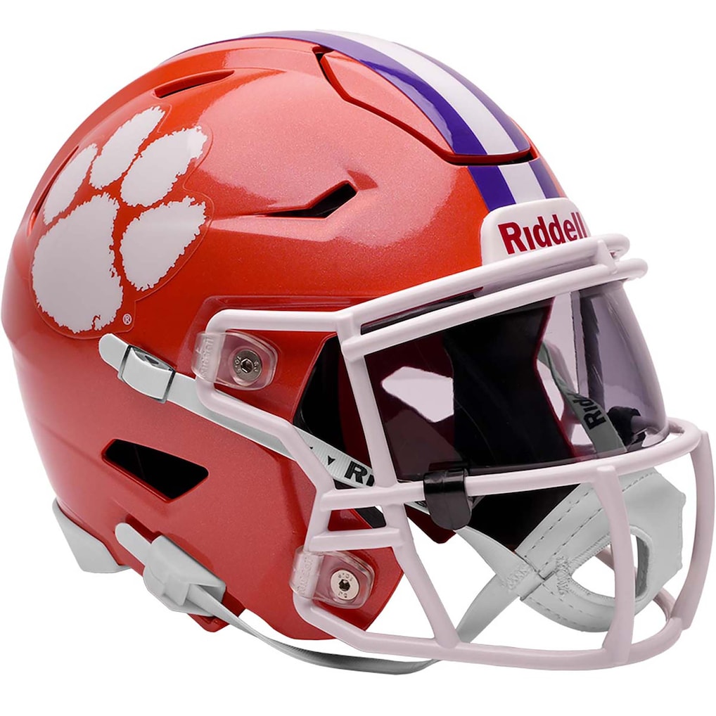 Clemson Tigers Riddell Speed Flex Mid-Size Helmet