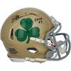 Joe Theismann Notre Dame Fighting Irish Autographed Riddell Speed Mini Helmet with ''CHOF 03'' Inscription